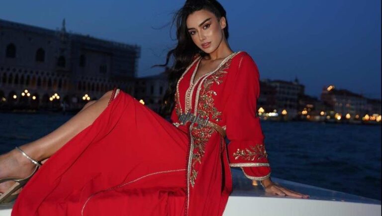 sofia-saidi-shines-in-moroccan-caftan-at-venice-international-film-festival