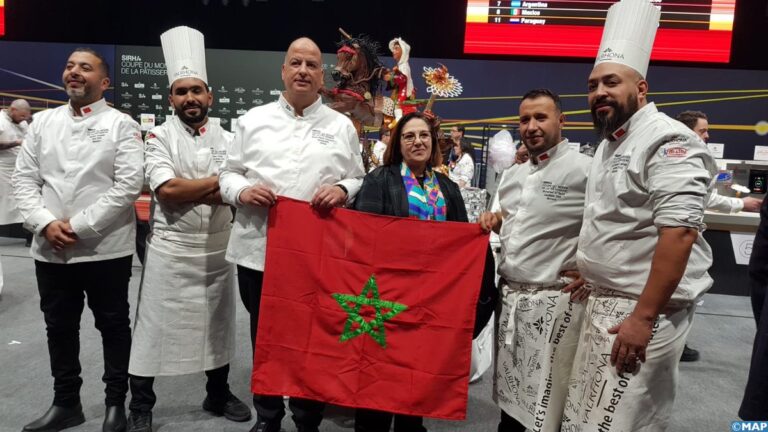 Moroccan Team Impresses at Pastry World Cup in Lyon with ‘Tbourida’ Inspired Masterpiece