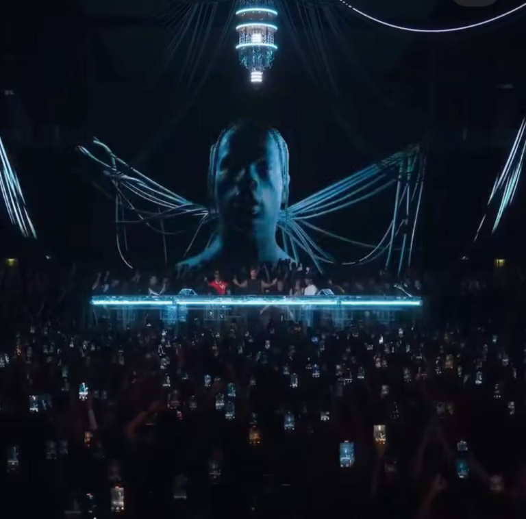Travis Scott x Anyma Light Up [UNVRS] Ibiza With Hologram Performance