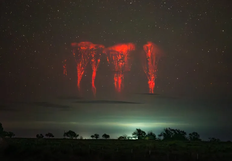 Discover the Hidden Light Show Above Thunderstorms