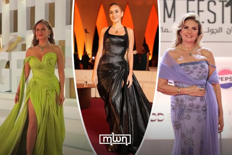 The opening of the El Gouna Film Festival presented a shining array of film and television stars' fashions