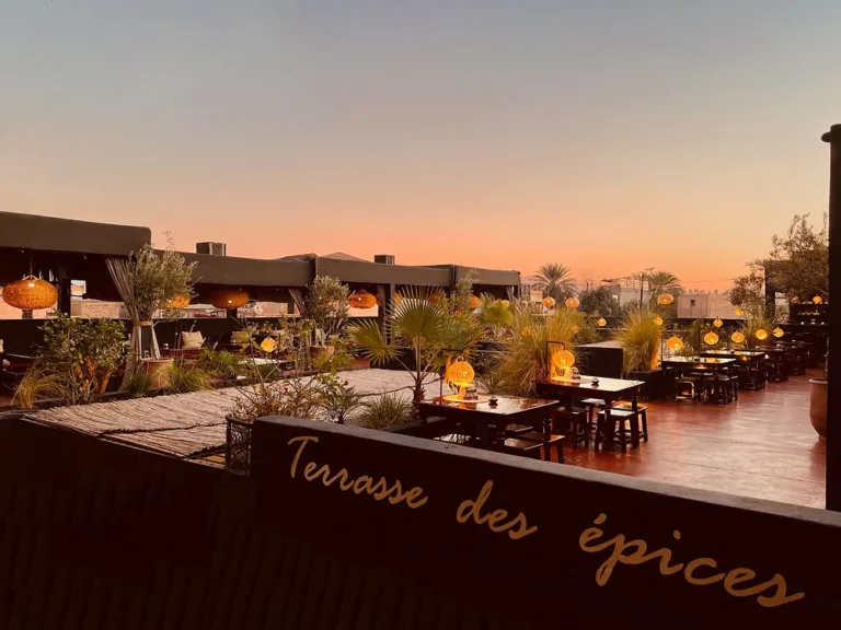 Café des Épices, Marrakech: Rooftop Calm on Spice Square