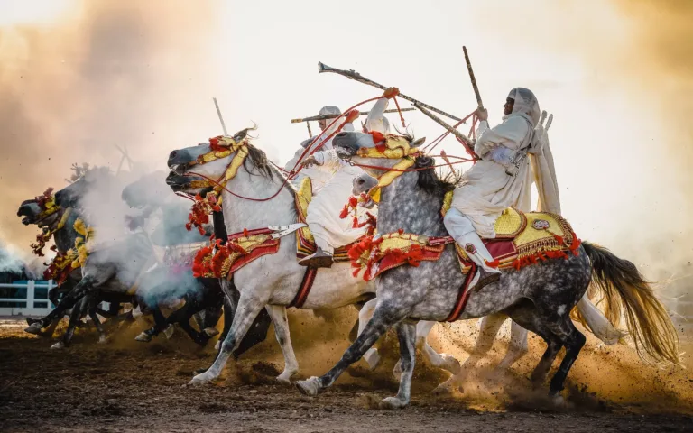 Tbourida Cavalry Troupe of Mehdi Anjar Wins the Grand Prix of His Majesty King Mohammed IV of Tbourida