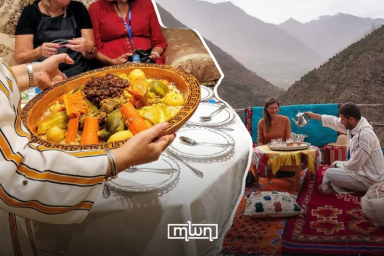 Eating together in Morocco