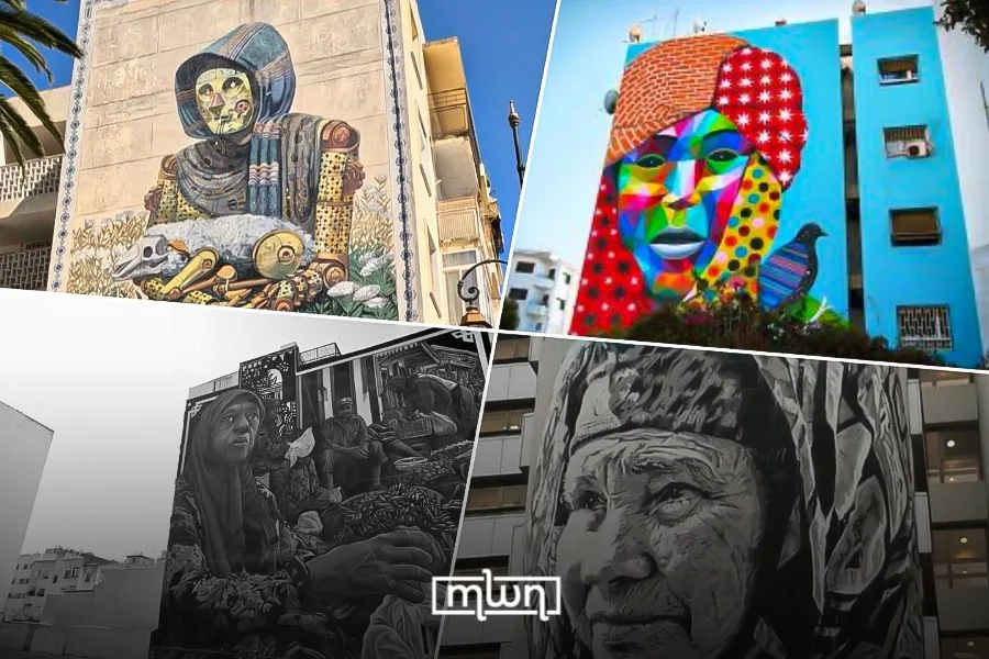 Street Art in Rabat City, Morocco