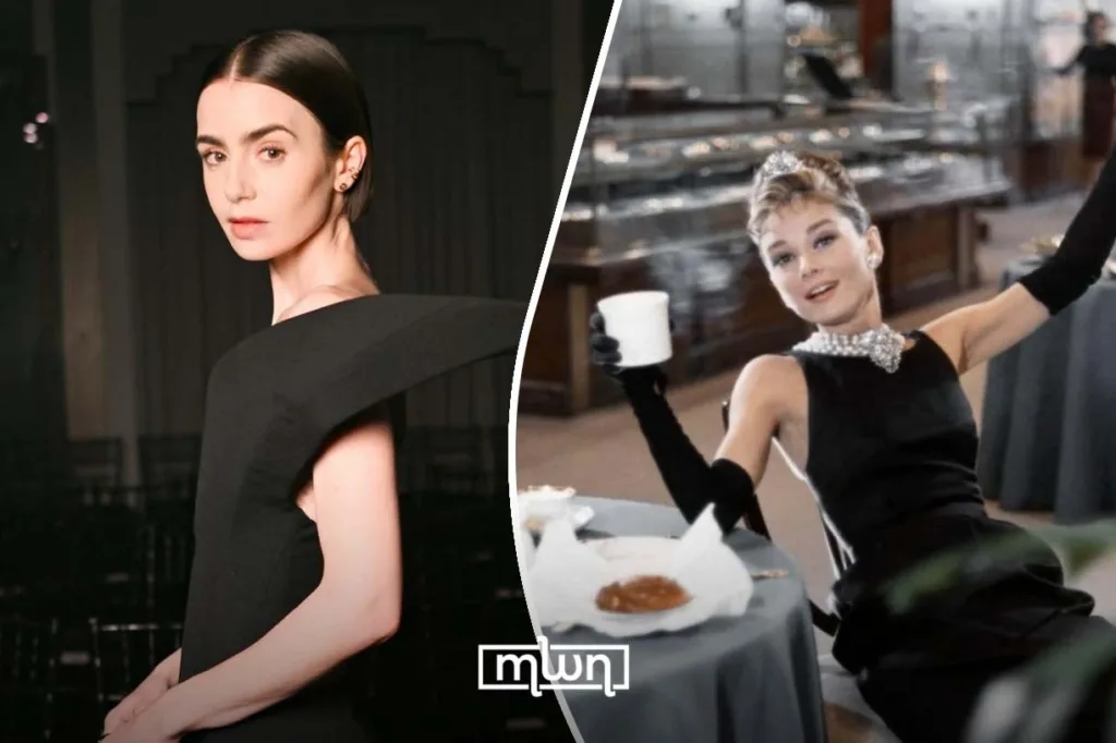 Lily Collins will embody Audrey Hepburn in "Breakfast at Tiffany’s."