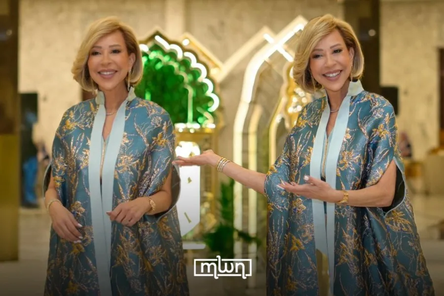 First Lady of Lebanon wearing Caftan