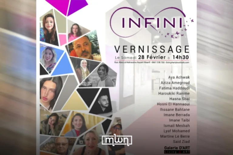 ‘Infini’ Exhibition at Living 4 ART Casablanca Gathers Artists to Create Without Limits 