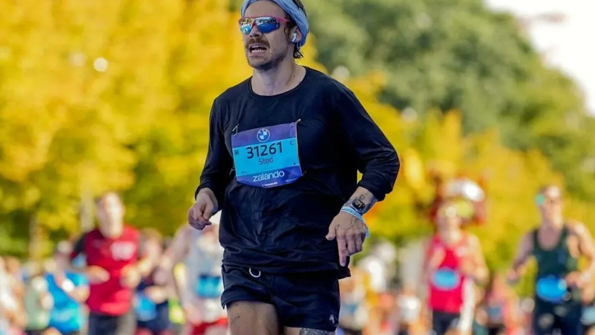 “Running allows me to focus on myself and process everything happening around me,” he said to Runners World