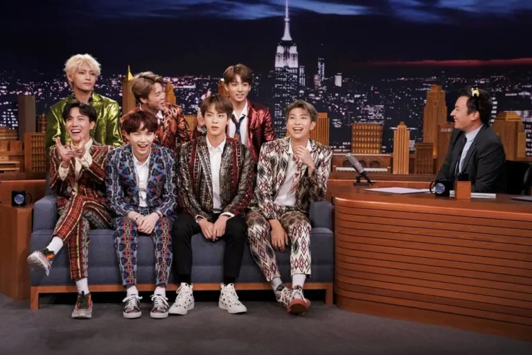 BTS Kick Off ‘Tonight Show’ Takeover with First Appearance in Years