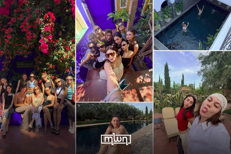 Louane enjoys her bachelorette celebration in marrakech