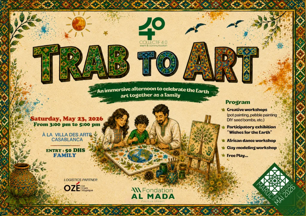 Casablanca Families to Explore Earth Through Art at ‘TRAB TO ART’
