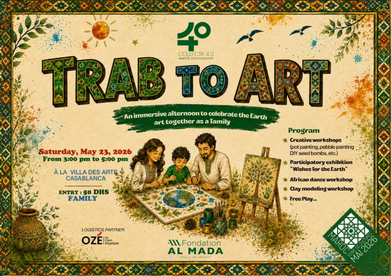 Casablanca Families to Explore Earth Through Art at ‘TRAB TO ART’