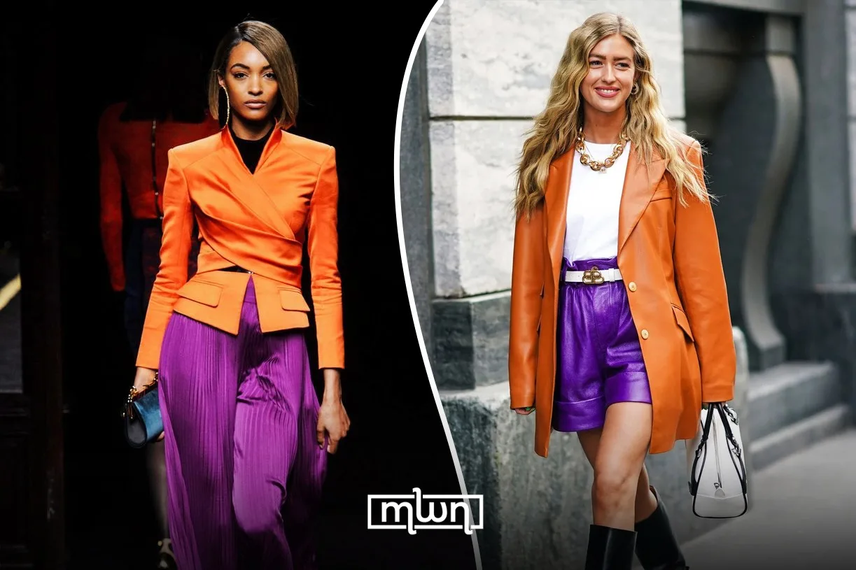 Ways to Mix Purple and Orange To Create Standout Outfits