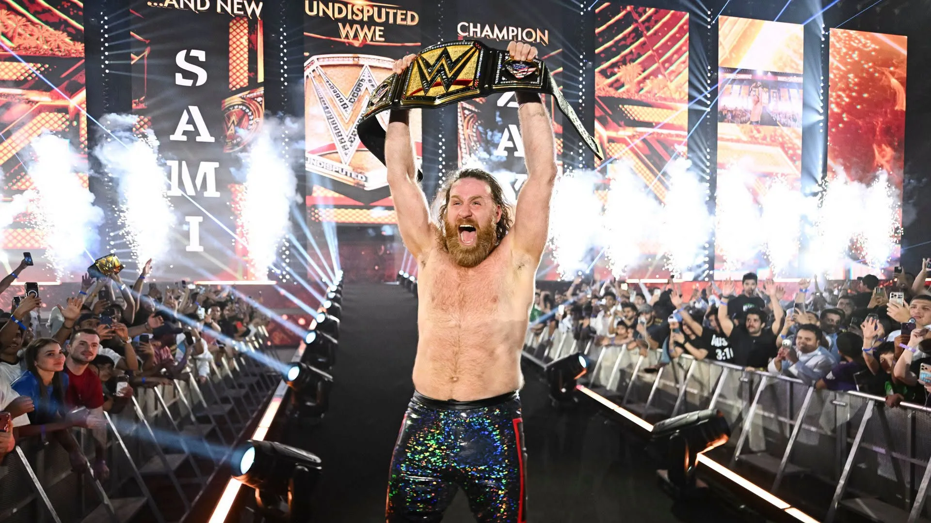 Sami Zayn Makes History as First Arab to Win WWE Championship