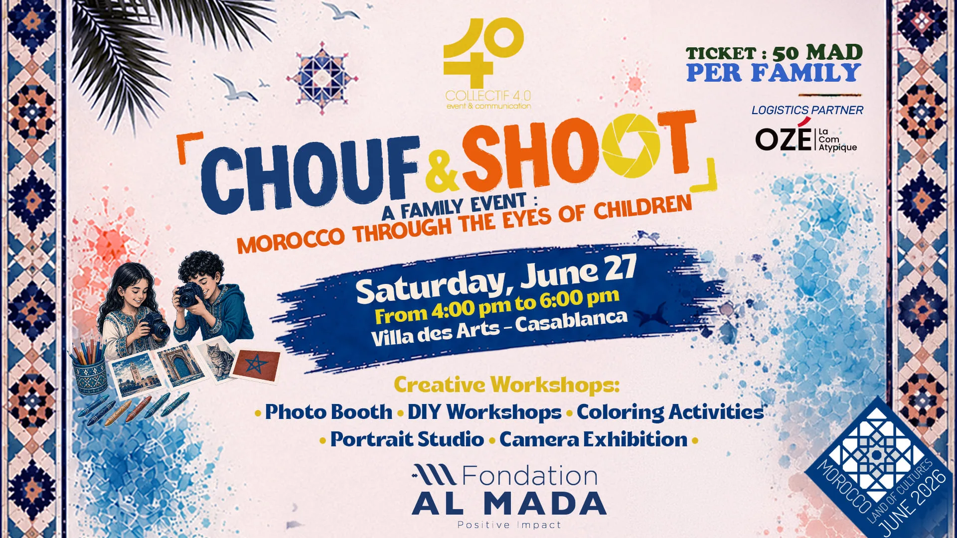 Collectif 4.0 Invites Casablanca Families to ‘Chouf & Shoot’