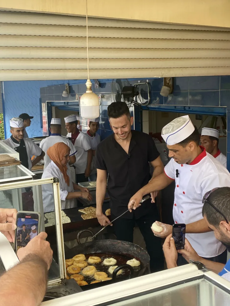 DavePatera Cooking Sfenj in Morocco Courtesy of Dave Patera