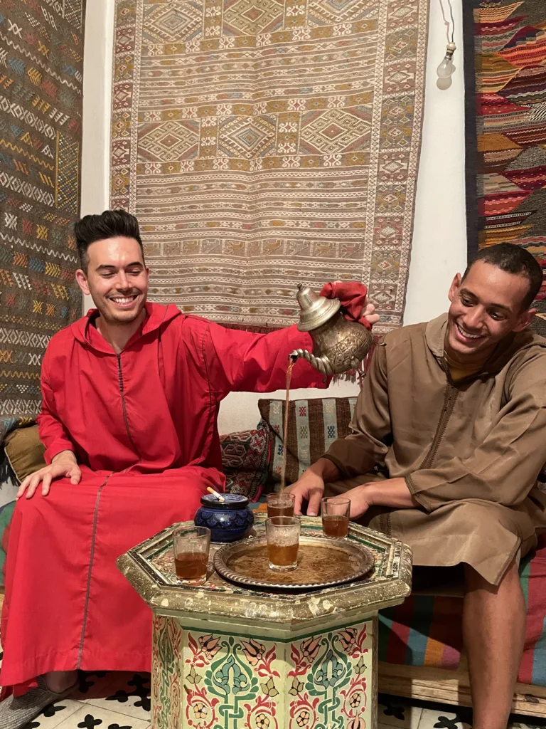 Dave Patera & Partner Isaiah In Marrakech Courtesy of Dave Patera