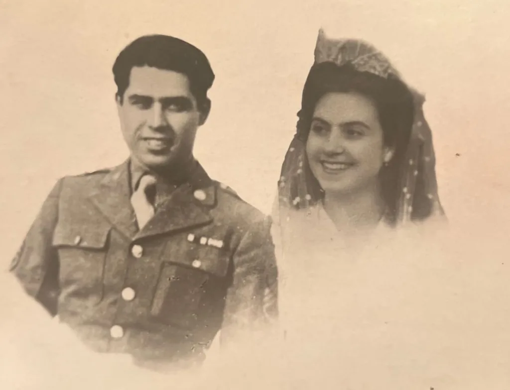 Dave Patera's Grandmother and Grandfather Wedding Courtesy of Dave Patera