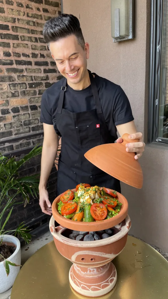 Dave Patera Making Tagine On Mejmar Courtesy of Dave Patera