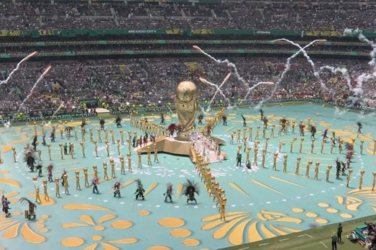 Indigenous-inspired visuals, dancers, and fireworks filled the stadium as the 2026 FIFA World Cup opened in Mexico, with the ceremony built around the message that football unites the world