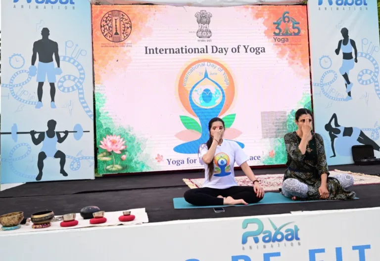 12th International Day of Yoga by the Embassy of India