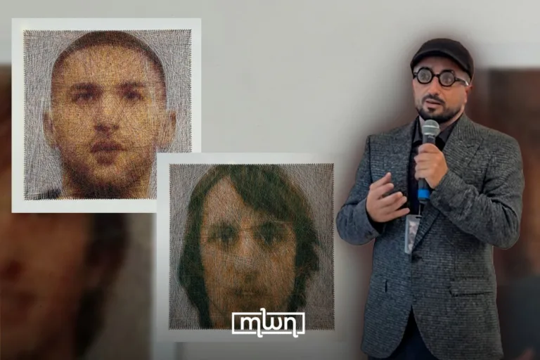 In Amsterdam, a Moroccan Artist Draws Football Legends in Thread