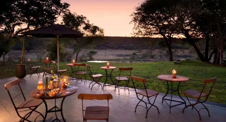 Striking safari scenery from the Anantara Stanley and Livingstone hotel in Victoria Falls.