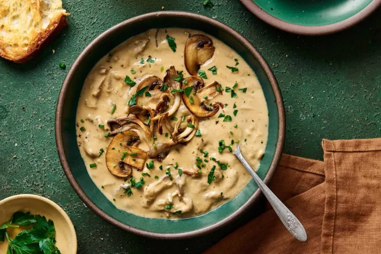 A Creamy Mushroom Soup Made for Cozy Days