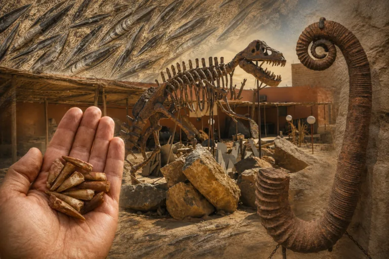 There’s a Dinosaur Black Market Running Through Morocco / MWN Design Team