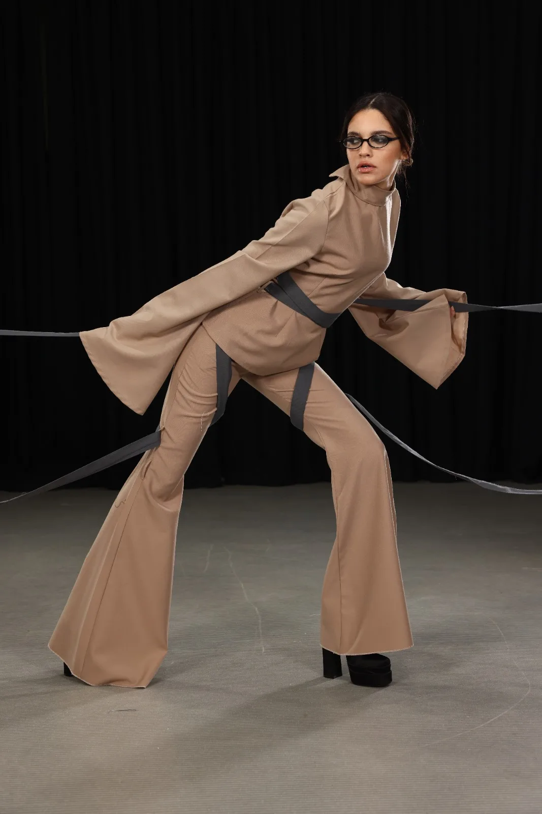 Model showcasing a look from Aya Zerouali’s “Perfectly Broken” collection / Courtesy of Aya Zerouali 