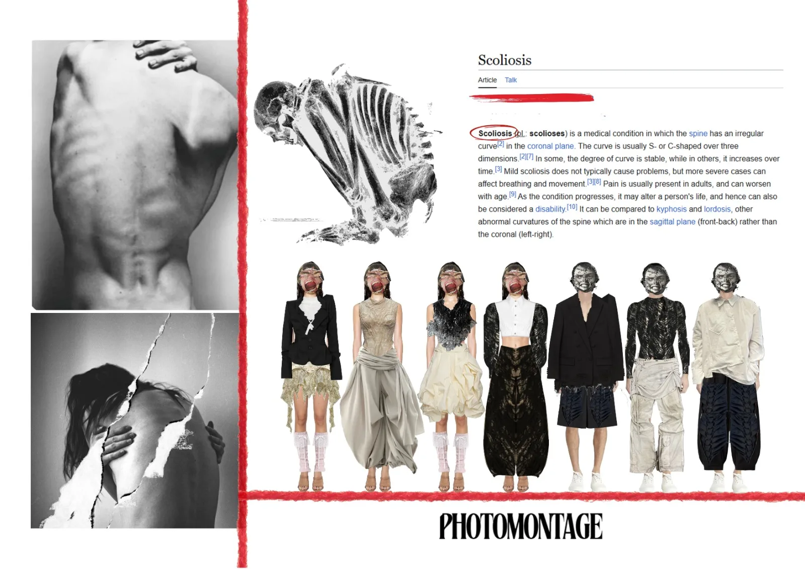Moodboard for "Perfectly Broken" / Courtesy of Aya Zerouali 