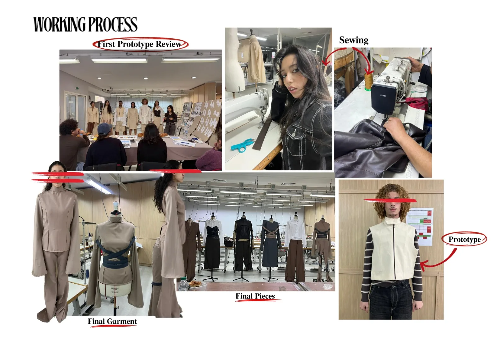 Moodboard for "Perfectly Broken" / Courtesy of Aya Zerouali