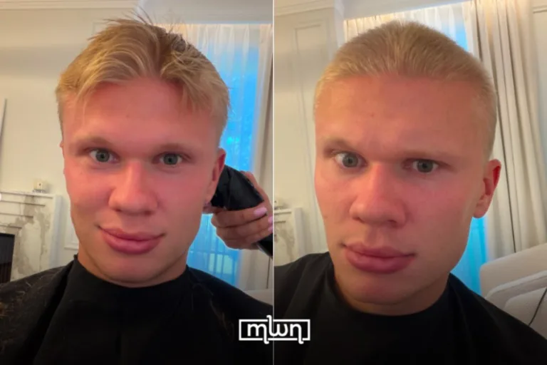 Erling Haaland Cuts Off Trademark Hair Before Premier League Opener