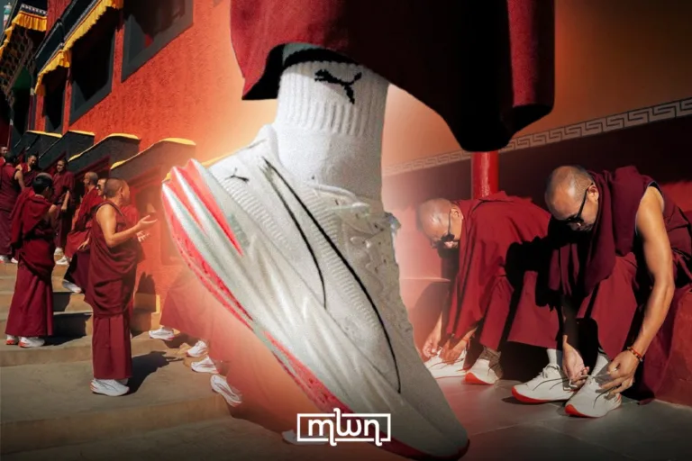 Buddhist Monks Wear PUMA Sneakers in ‘Meditation in Motion’ Campaign / MWN Design Team / Source: PUMA