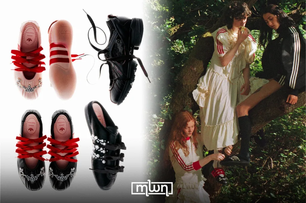 Simone Rocha Puts Pearls, Tulle and Romance on adidas Sportswear / MWN Design Team courtesy of adidas