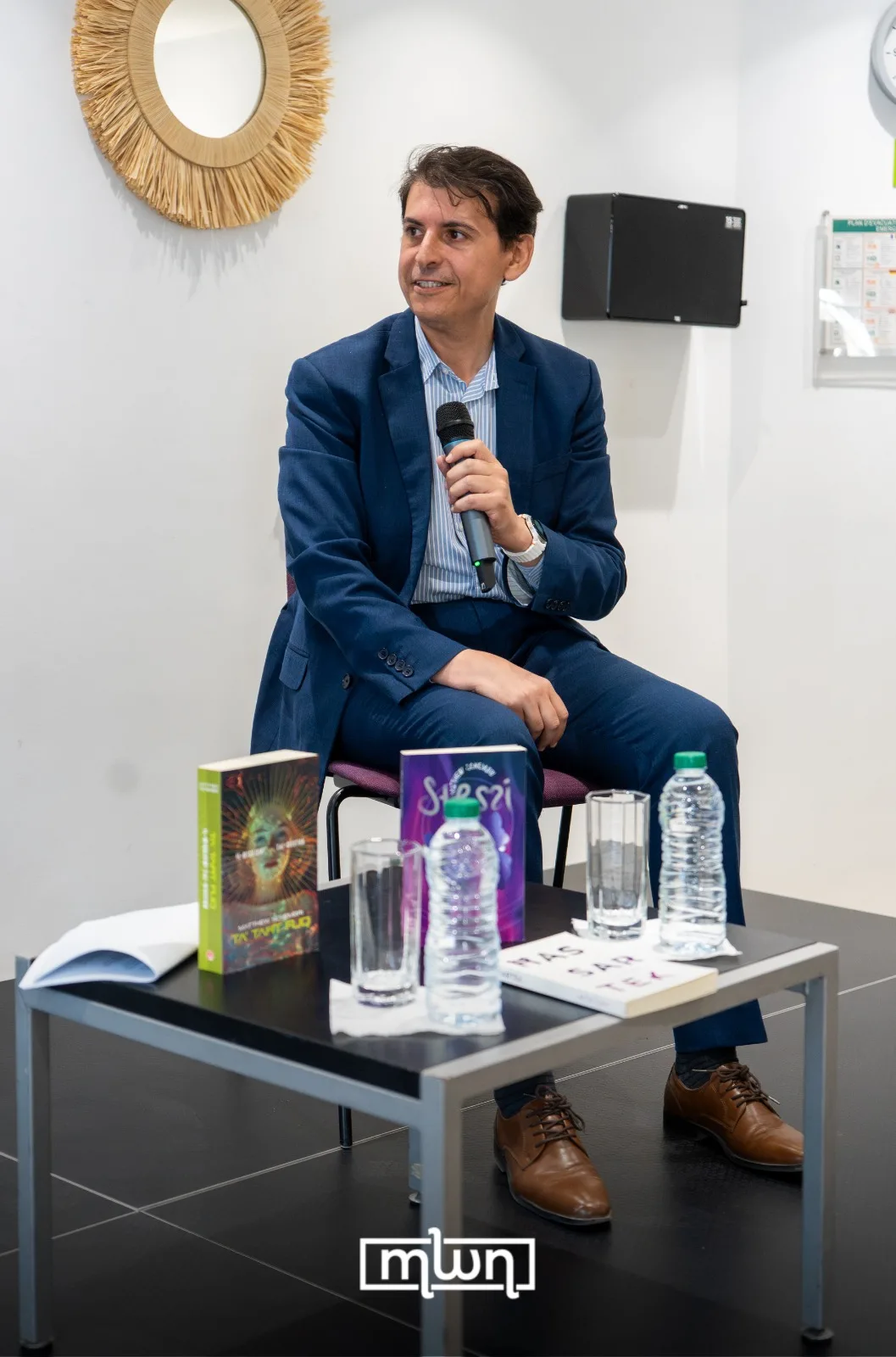 Ivan Vassallo, Malta’s Consul General in Casablanca during a literary event at Goethe-Institut Rabat / MWN Photography team