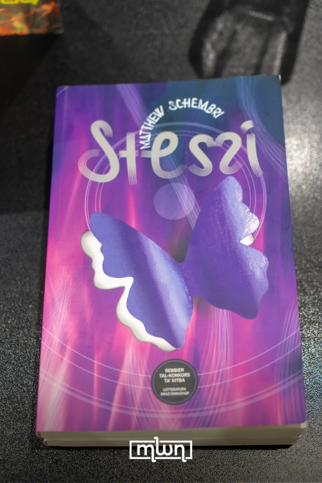Book by Maltese writer Matthew Schembri during a literary event at Goethe-Institut Rabat / MWN Photography team