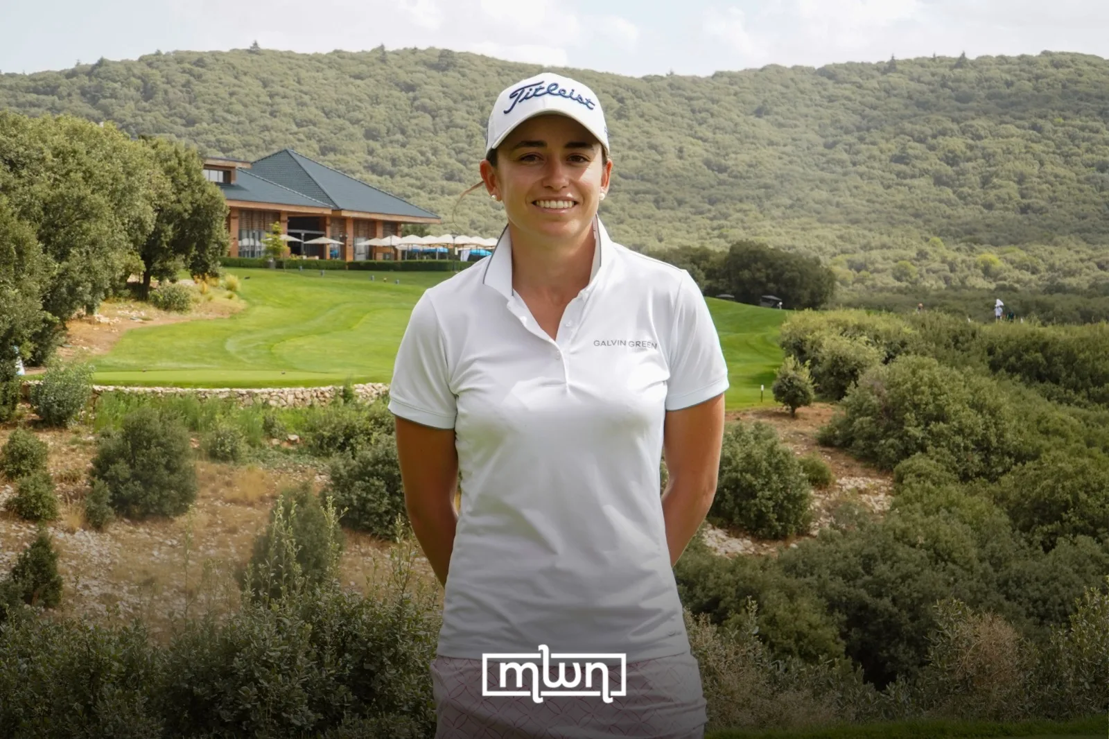 Spanish professional golfer Clara Moyano Reigosa at the Michlifen Golf & Country Club during the 2026 Michlifen Atlas Pro-Am
