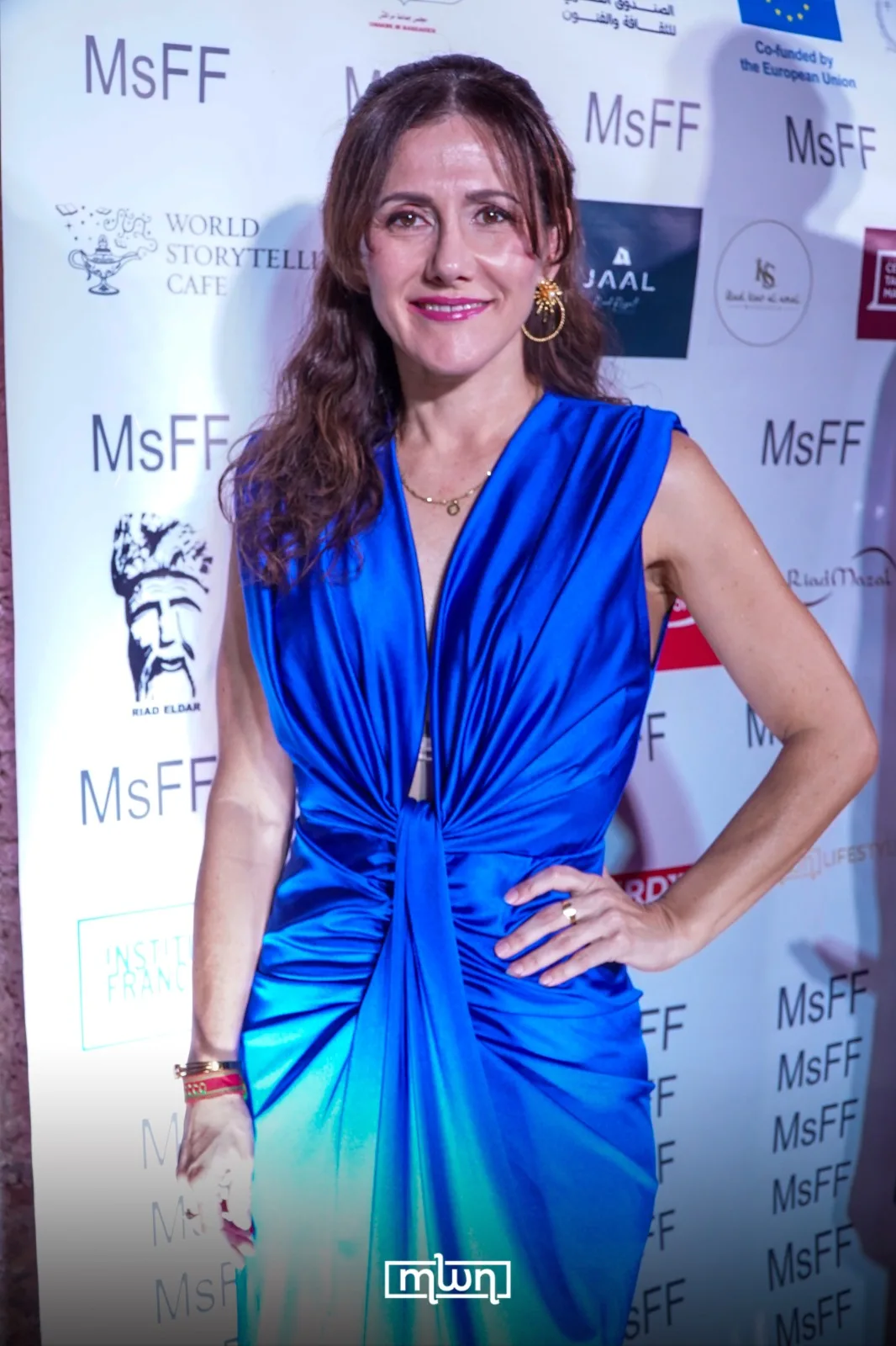 Antonella Axisa, Maltese actress featured in “The Bark,” speaking during the festival’s opening night. / MWN Photography Team
