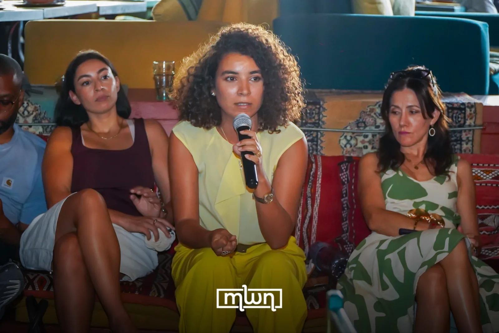 Rama Beladel and Antonella Axisa during AMANAR Industry Days session at MARRAKECHsFF 2026 / MWN Photography Team