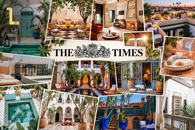 The Times Names 16 of Marrakech’s Best Riads / MWN Design Team