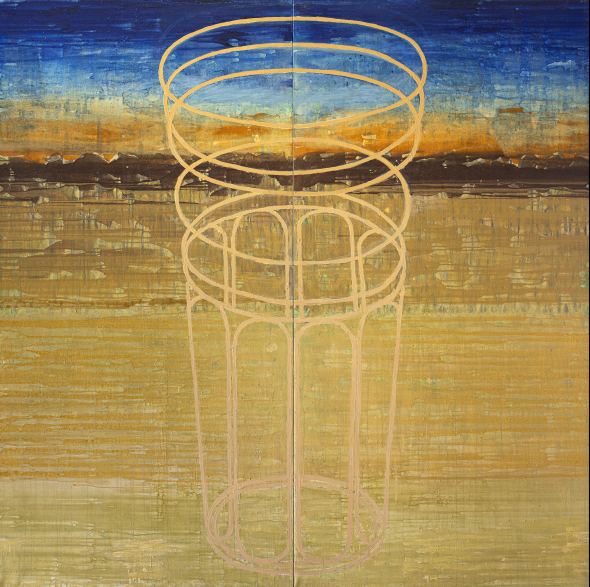 Caravansérai, 2013, by Mustapha Boujemaoui