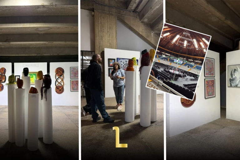 Myriem Himmich Gallery on display in the VIP space at PFL Africa in Casablanca / MWN Design Team Courtesy of Myriem Himmich
