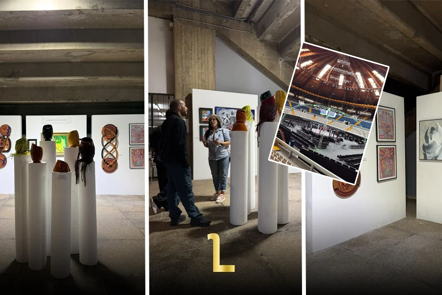 Myriem Himmich Gallery on display in the VIP space at PFL Africa in Casablanca / MWN Design Team Courtesy of Myriem Himmich