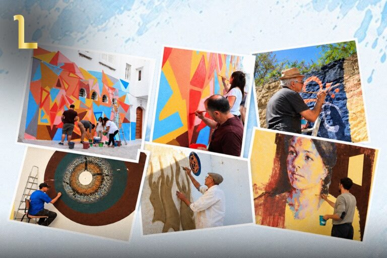 Asilah Turns Its Walls Into Art Again for 47th Cultural Moussem / MWN Design Team