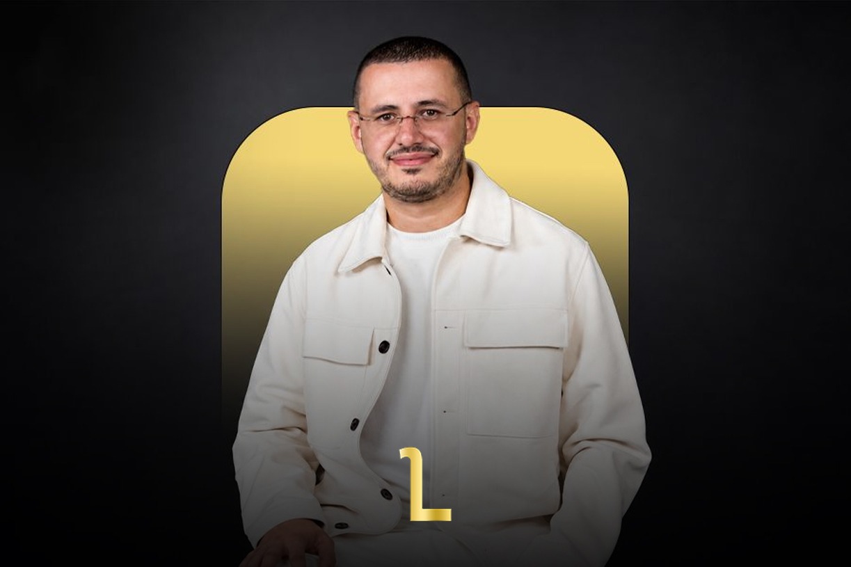 Graphic of Badr Qebibo, Salsa Teacher at MamboRabat Salsa Dance Company and Le H Restaurant manager.