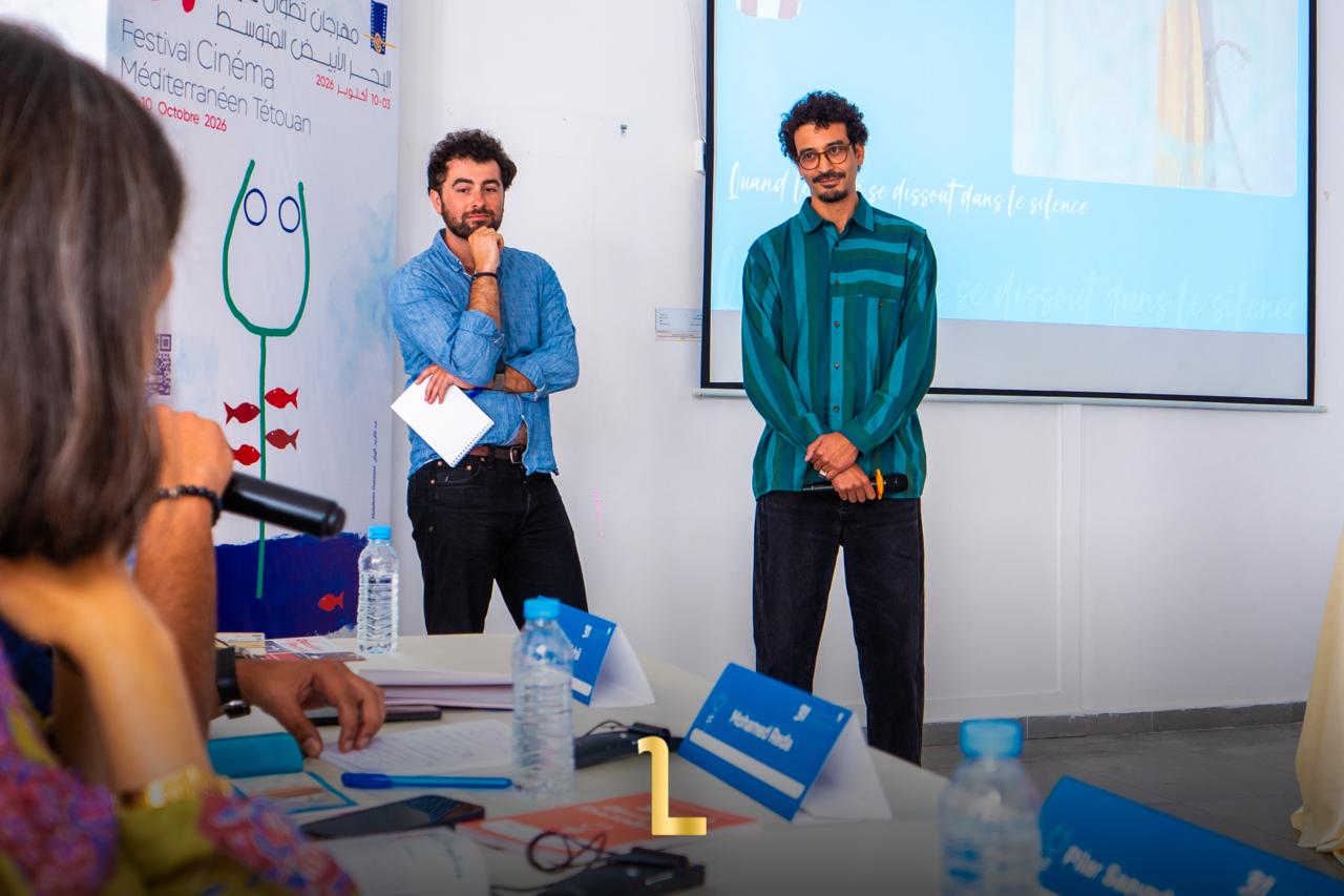 Faiçal Benaghrou and Maxime De Almeida at Tetouan Film Festival / MWN Photography Team