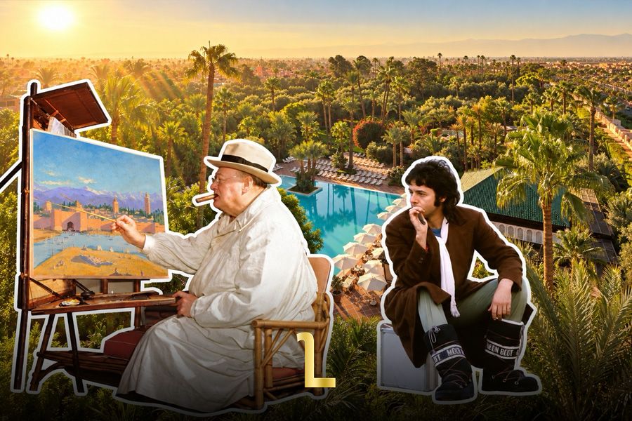 How Marrakech Went From Churchill’s Canvas to Paul McCartney’s ‘Mamunia’ / MWN Design Team