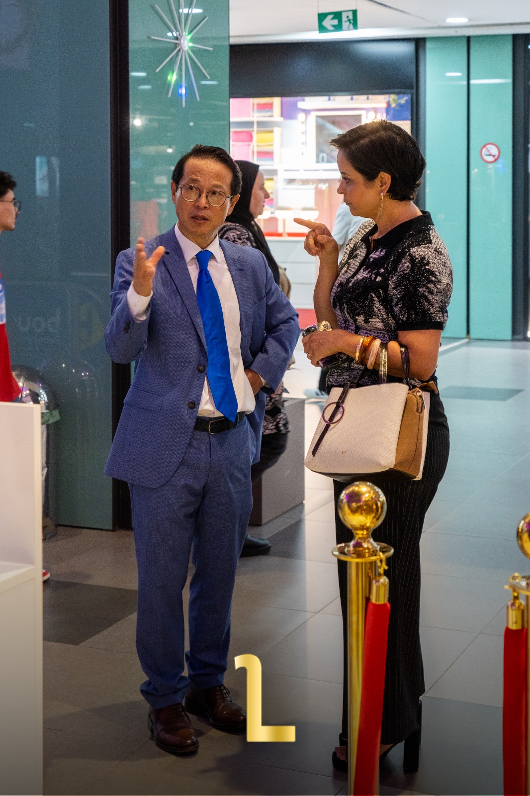 Peter Choi, one of the organizers behind the K-Beauty pop-up, speaks during the Rabat event / MWN Photography team